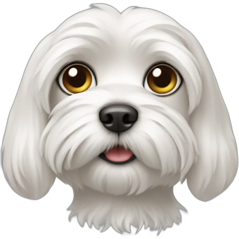 Maltese dog emoji