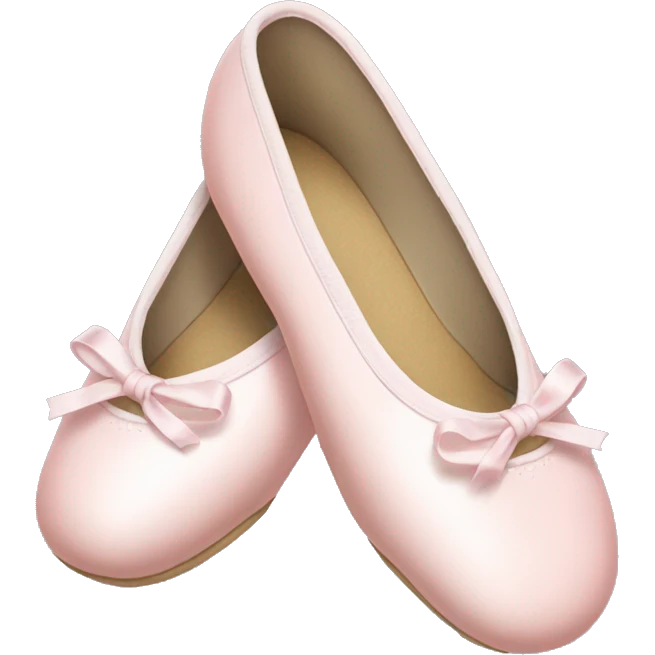 Pale pink ballet shoes emoji