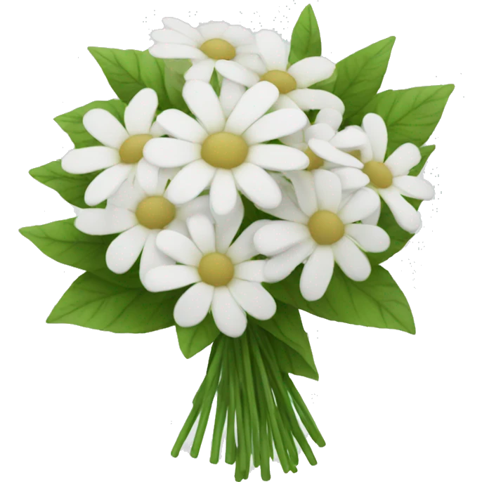 White flower boquet emoji