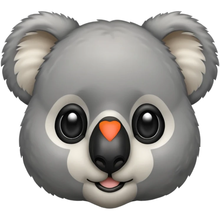 Koala face emoji
