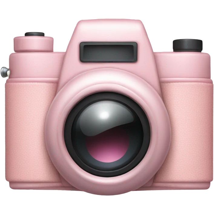 Aesthetic pink camera emoji