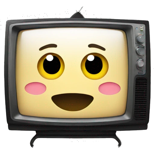 tv with netflix on screen emoji