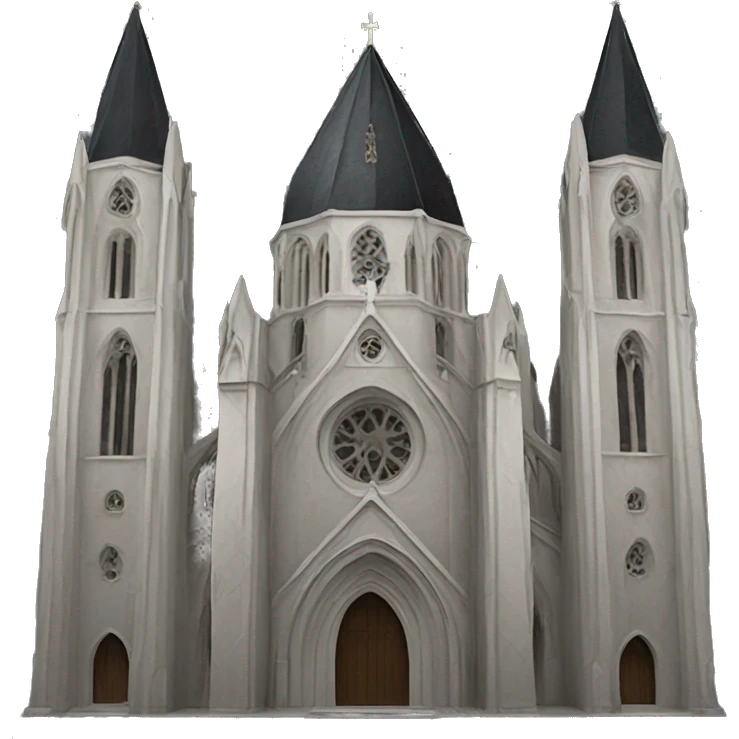 Black cathedral emoji