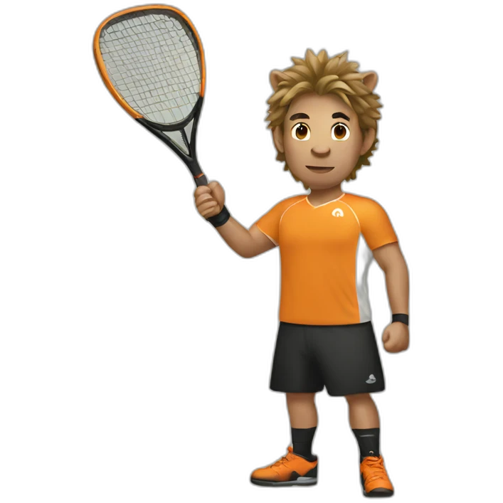 boar squash player emoji