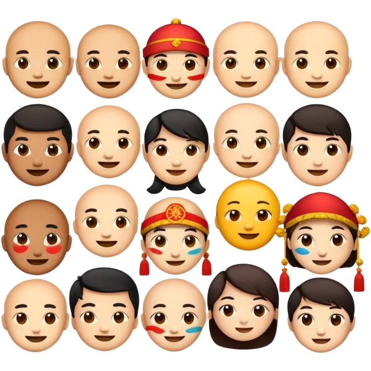 Chinese theme emoji emoji