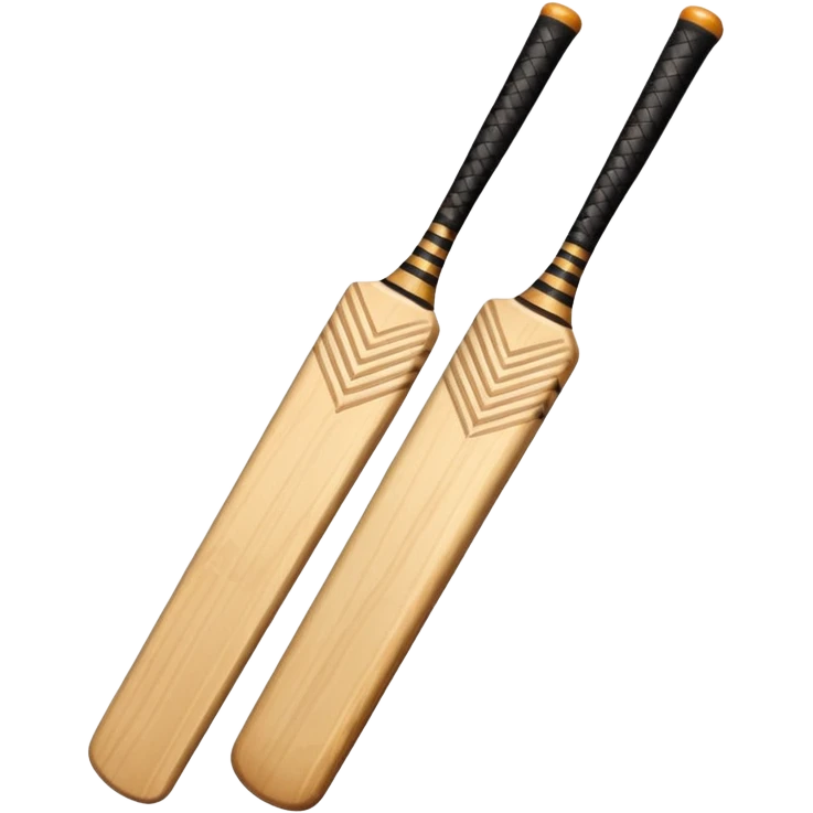 Cricket bat emoji
