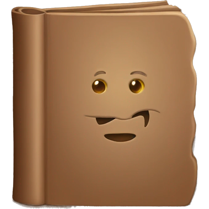 brown book emoji