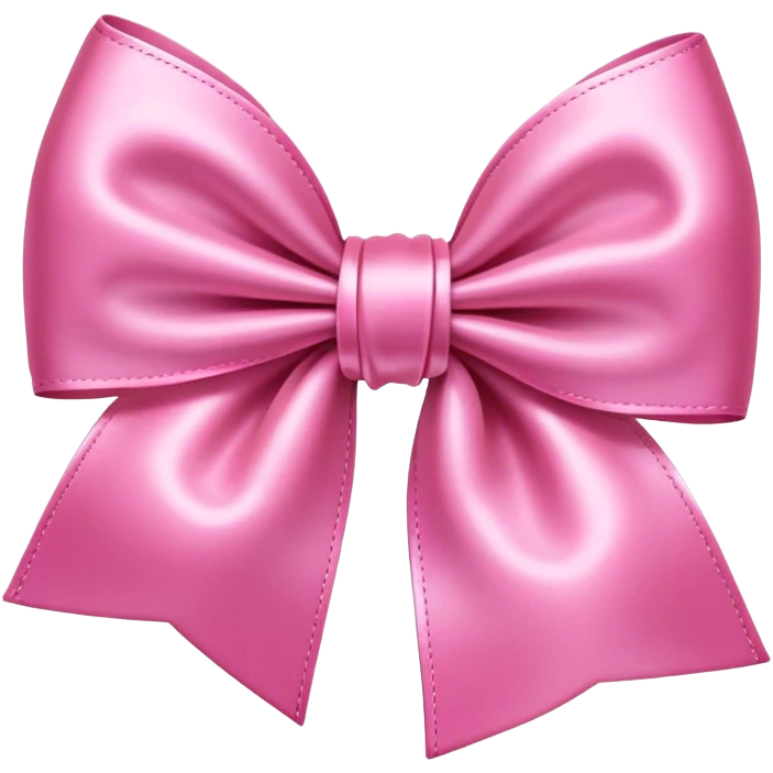 Pink bow emoji