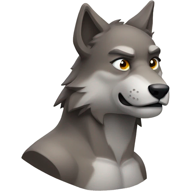 MUSCULAR  WOLF  emoji