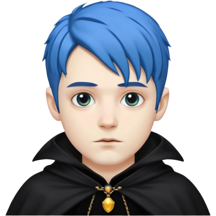 blue haired goth king emoji