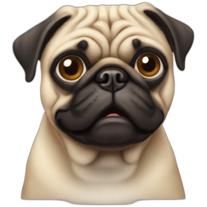 ugly pug emoji