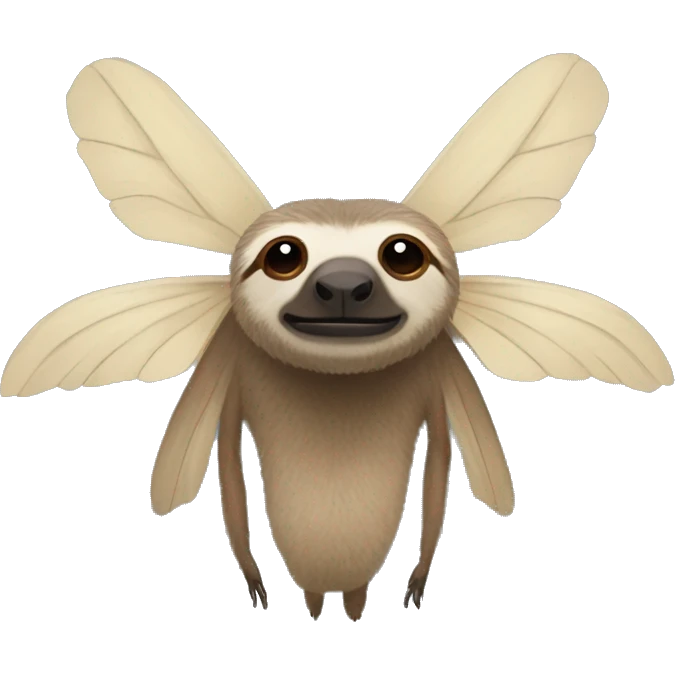 sloth moth emoji
