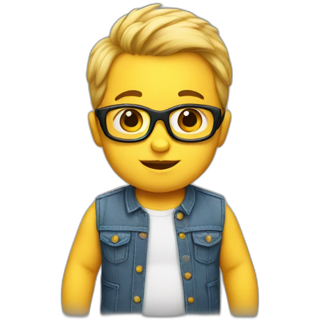 Baby geek  emoji