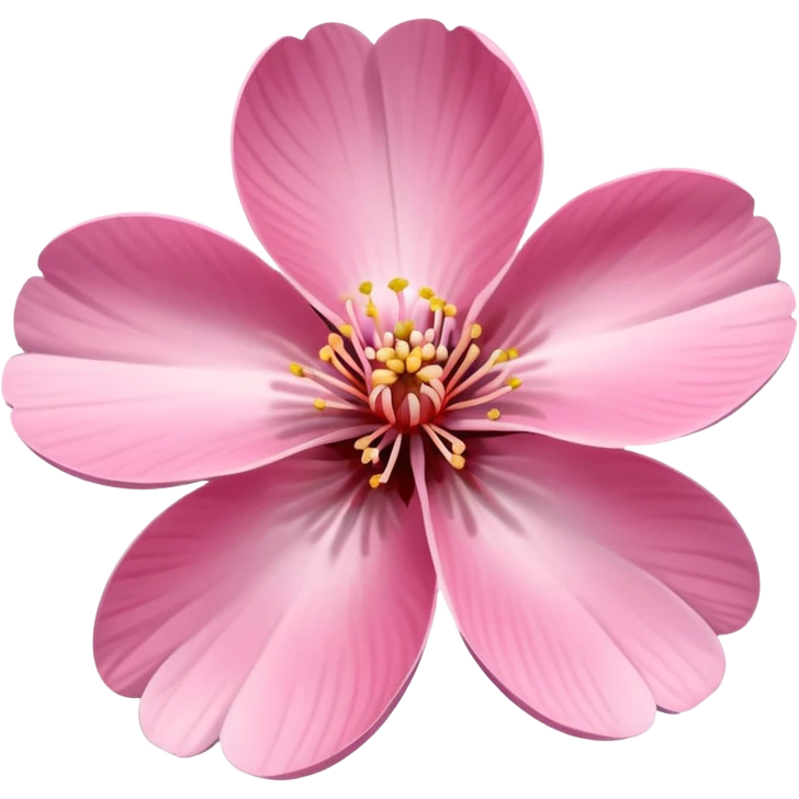 a perfect pink sakura flower emoji