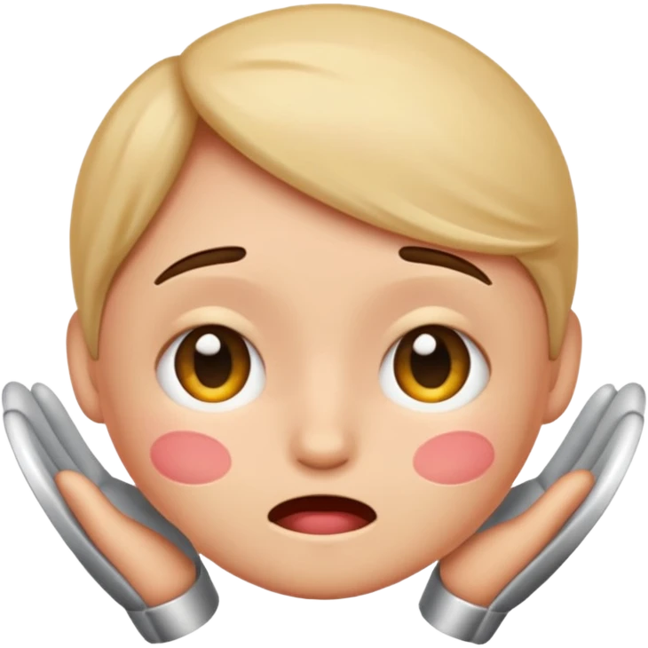 Shy emoji that just said smth risky emoji