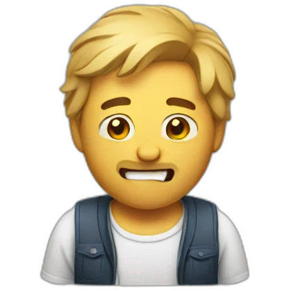 Drunk MAN emoji