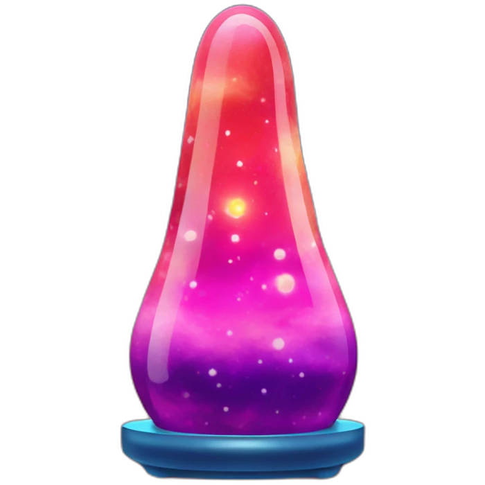 Lava lamp Milky Way galaxy emoji