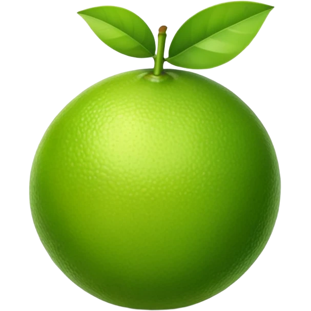 lime fruit emoji