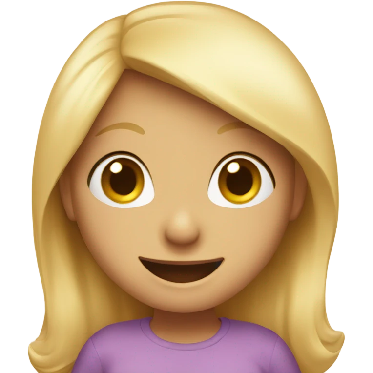 Happy girl emoji