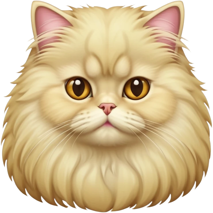 blonde persian cat emoji