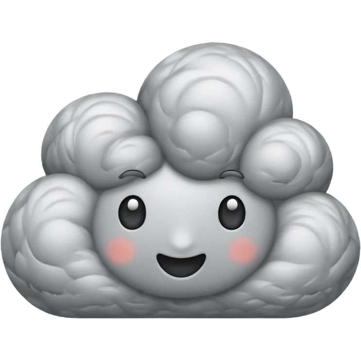 Fight cloud with scribble emoji
