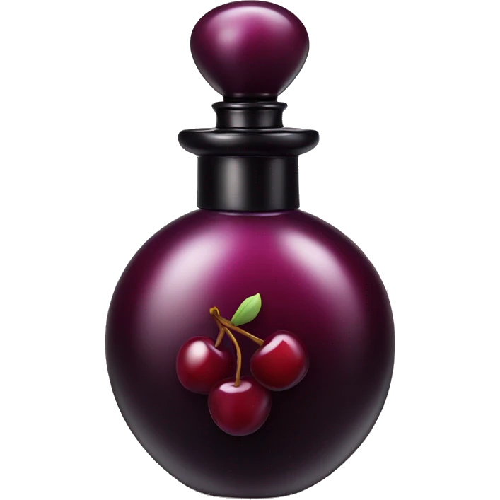 Black cherry perfume bottle emoji