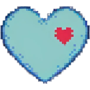 heart pixel art emoji