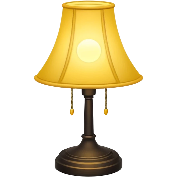 Simple Lamp, microsoft style emoji emoji