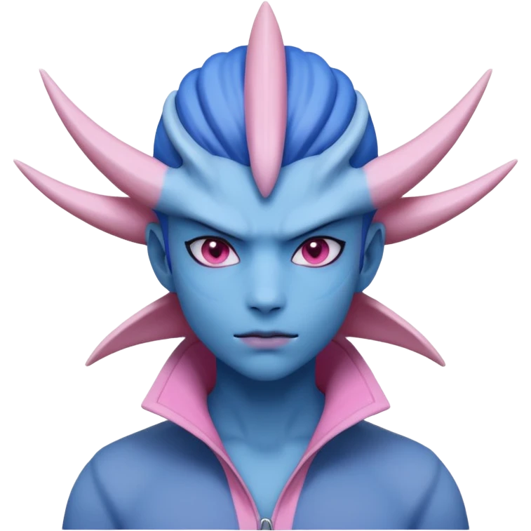 Pokemon legendary azul and pink palkia emoji