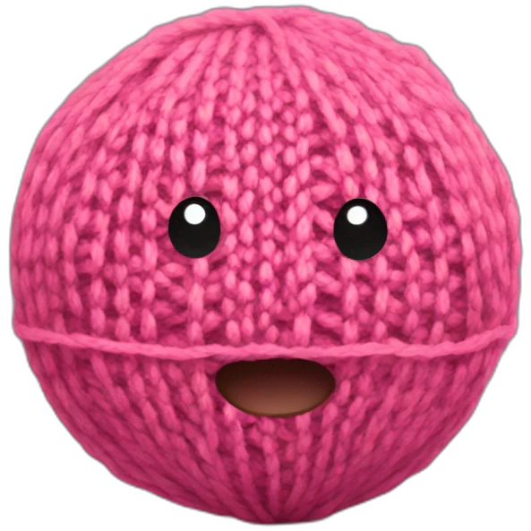 Knitting ball emoji