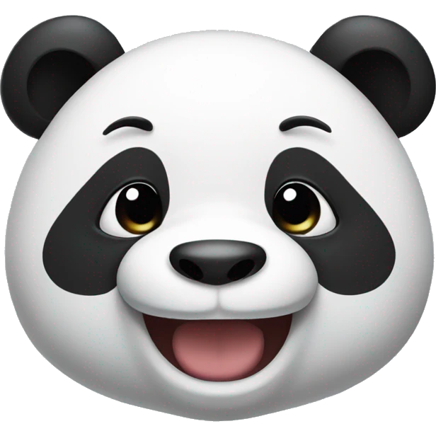 smiling panda emoji
