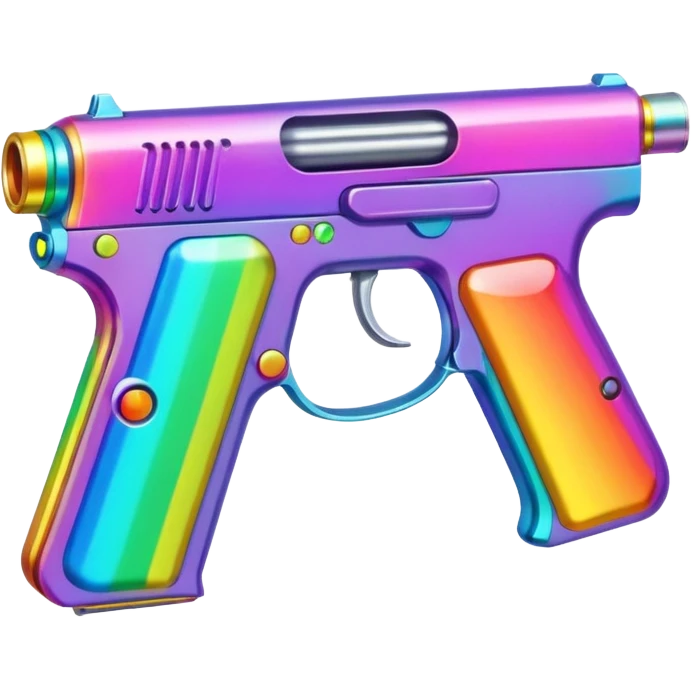 Rainbow gun emoji