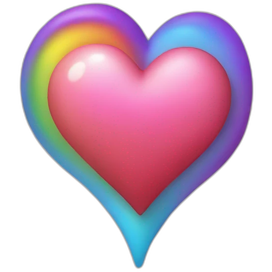 heart rainbos emoji