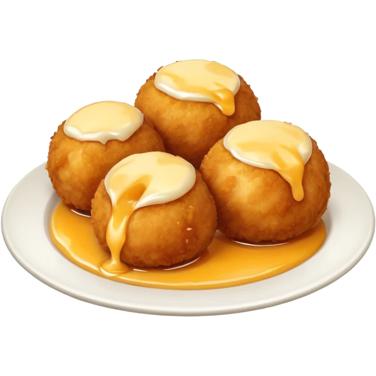 palline di mozzarella impanate e fritte  emoji