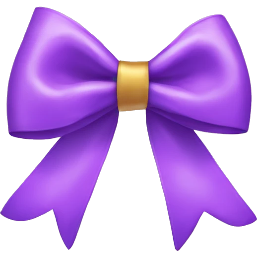 coquette bow emoji