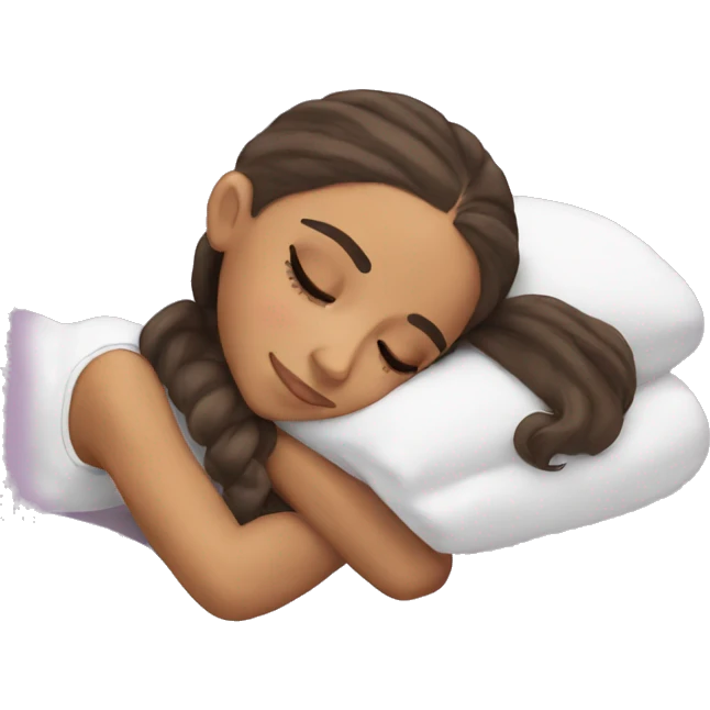 Ariana Grande sleeping emoji