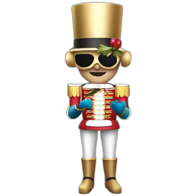 nutcracker in vr headset full body emoji
