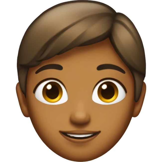 Tanned girl with golden retreiber emoji
