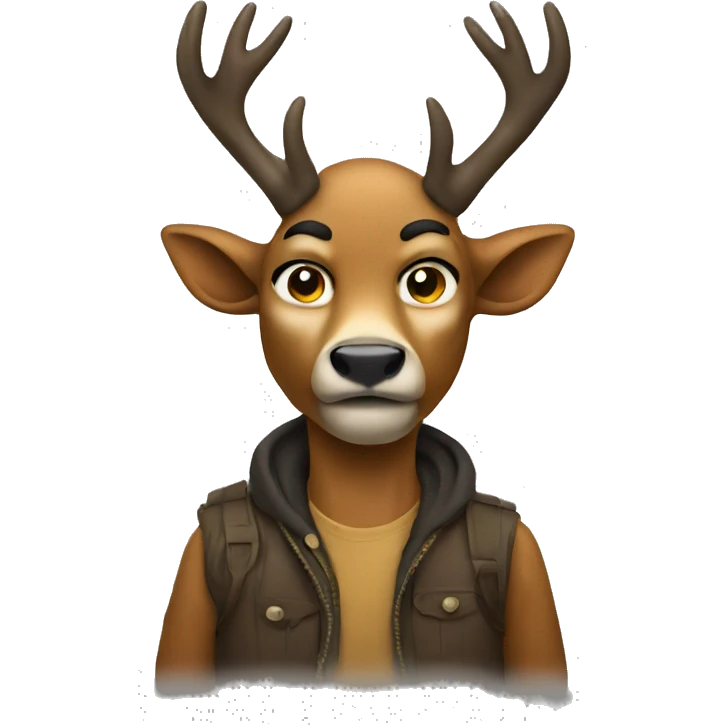 Deer thug emoji