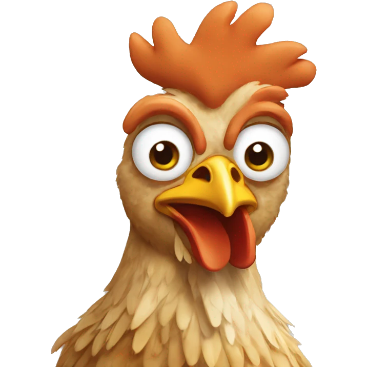 chicken fried emoji