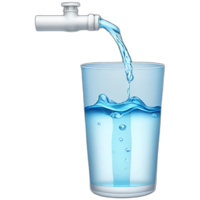 Drinking water emoji