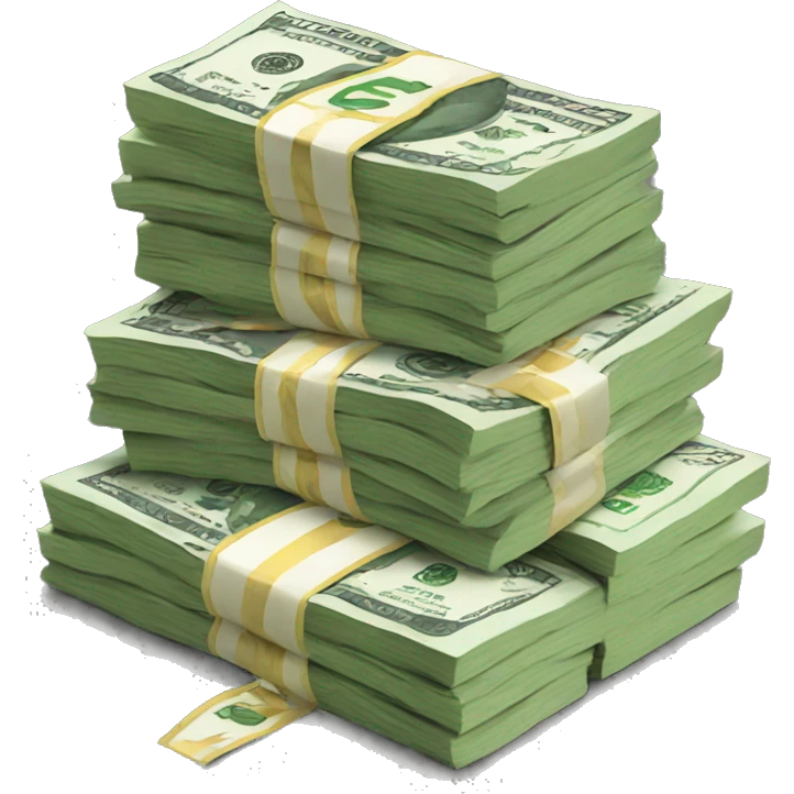 Money stack emoji