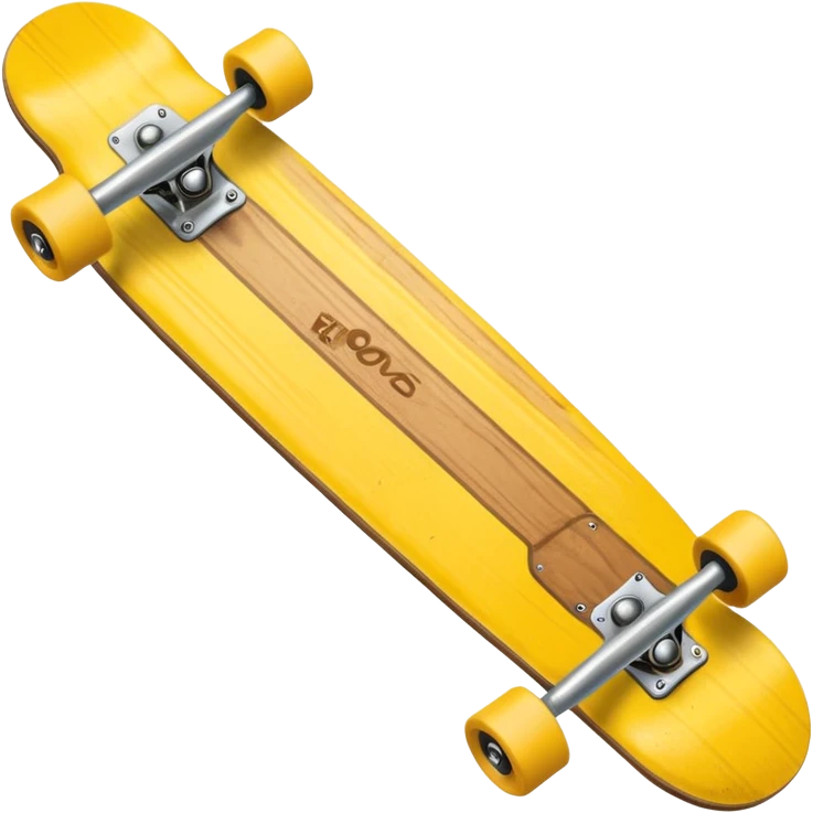 Skate board, yellow emoji