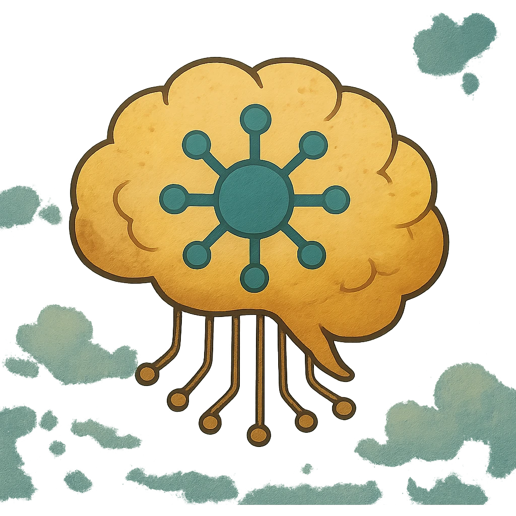 machine learning brain icon emoji