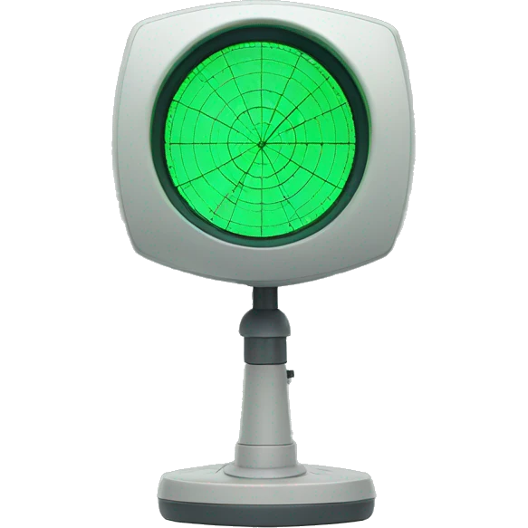 radar green display emoji