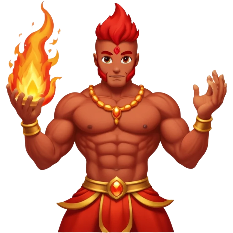 Red genie - fire aura





































 emoji