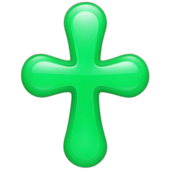 circle cross green pharmacy emoji