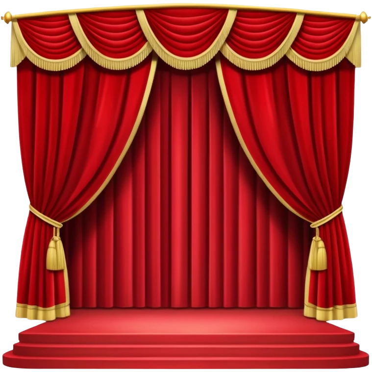 stage with curtains emoji
