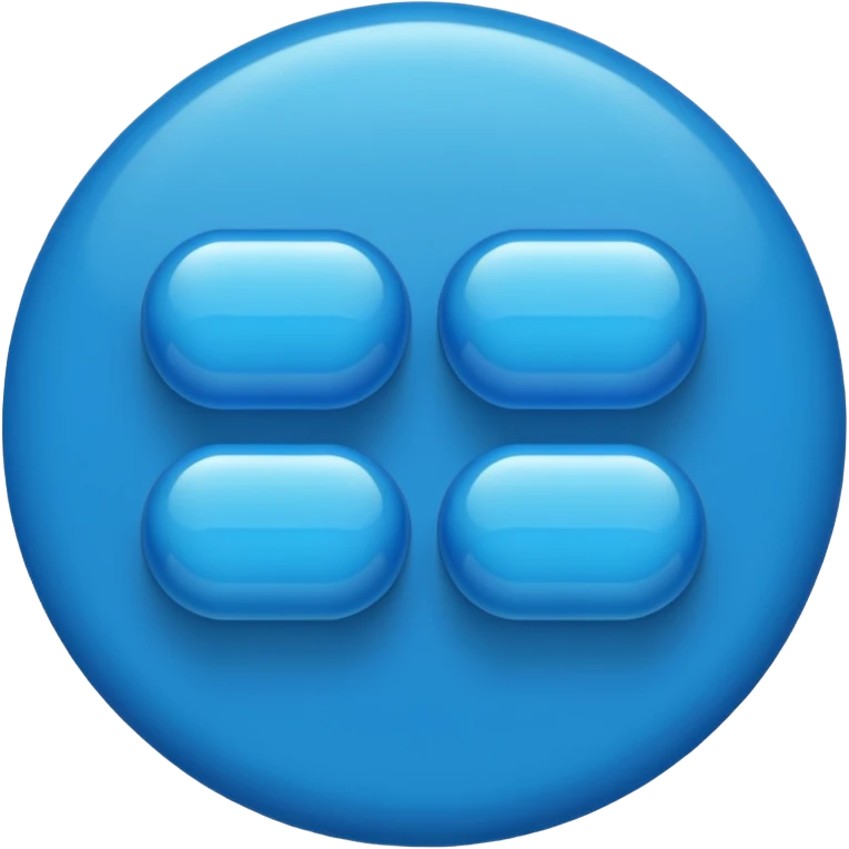 blue pill emoji