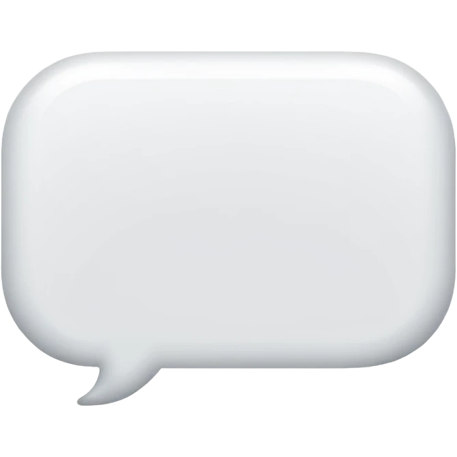 speech bubble emoji